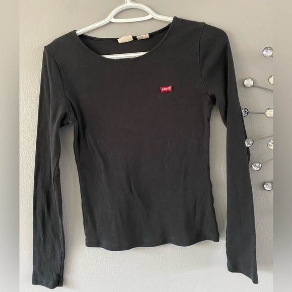 Levi’s | ribbed long sleeve shirt. XS - Picture 1 of 9
